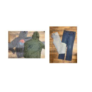 New Mix Kids Bottoms in Blue and Gray